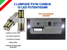 COPPIA LAMPADE RETROMARCIA