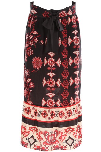 Maxi gonna rossa valentino - rossa,