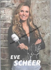 Autografo originale Eve Scheer