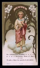 santino cromo-holy card GESU'