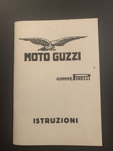 Uso manutenzione moto guzzi - uso, e