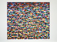 PIERO DORAZIO SPLENDIDA SERIGRAFIA 80x110