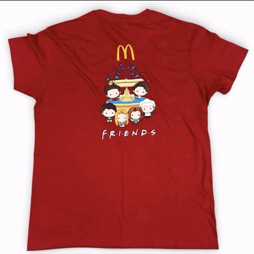 Shirt friends mcdonald s - t-shirt,