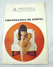  PUBBLICITÀ VINTAGE MILANO 1960 SESSANTA DESIGN MOBILI EROTICI DAMA PUBBLICITÀ