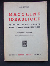 MACCHINE IDRAULICHE C.A.CAVALLI  HOEPLI 1966
