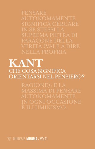 Che cosa significa - , orientarsi