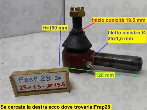 Testina sterzo anteriore