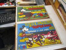 TUTTO IL FAVOLOSO TOPOLINO 1932 "TOPOLINO E I DUE LADRI" n. 1/2 -ED. OLMEDA 1978