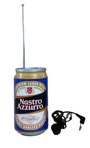 Radio lattina nastro azzurro - 1,