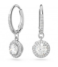 Orecchini a buco Swarovski Constella Simple bianchi rodio  5636270