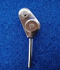 BLUSPIN PUNTALE DOPPIA CARRUCOLA PER CANNE TRAINA DIAMETRO FORO INTERNO: Ø 3,5mm