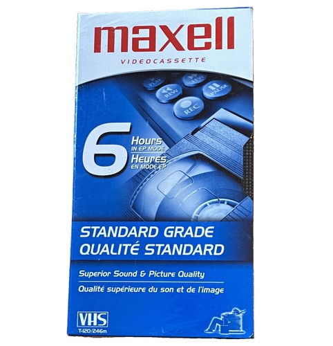 Maxell 120 vhs nastro vuoto - maxell,