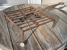 Antica griglia camino manico