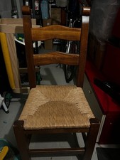 Sedie in legno paesana noce