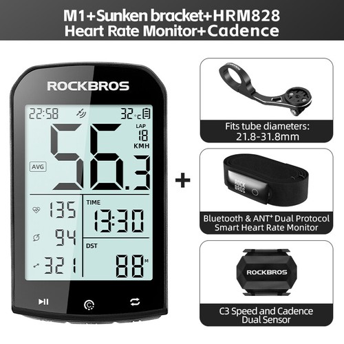 Rockbros tachimetro ciclismo - rockbros,