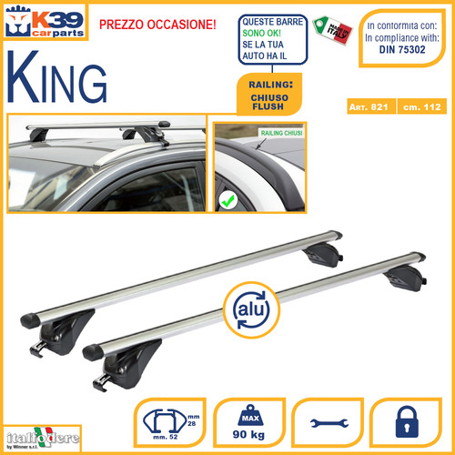 Barre portatutto k39 - barre,