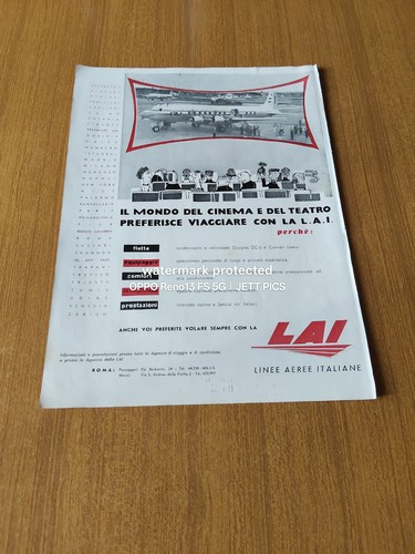 1954 lai linee aeree italiane - 1954,