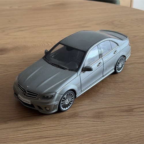 Mercedes benz c63 amg silver - c63,