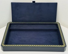 Grande vassoio portagioie blu