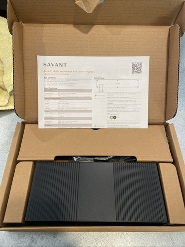 Savant music server - con, avb