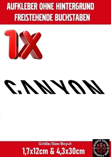 Adesivo logo canyon - adesivo,