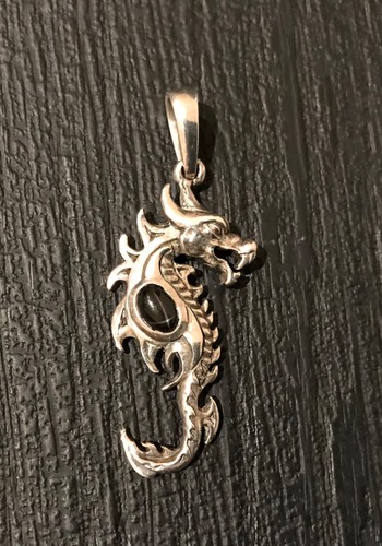 Ciondolo drago argento - drago, 925