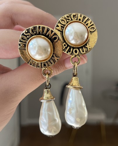 Orecchini vintage moschino - orecchini,