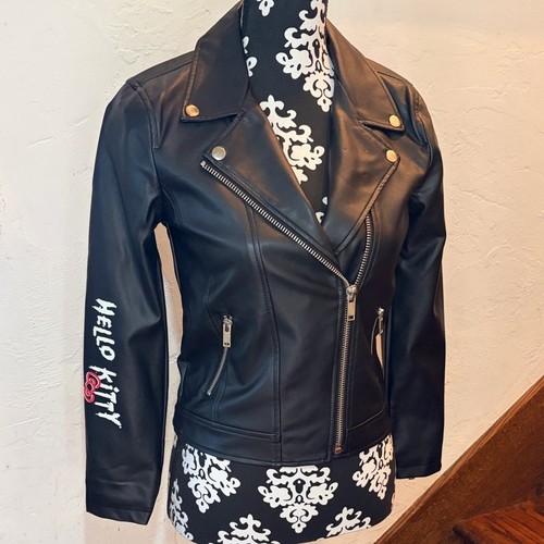 Giacca moto ecopelle - giacca, nera