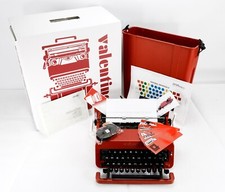 "ULTRARARA TASTO 1" MACCHINA DA SCRIVERE OLIVETTI VALENTINE ROSSA - mat. 6318223