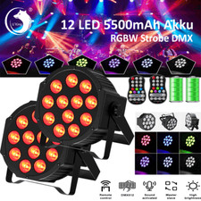 2x RGBW LED Par Faro Luce di