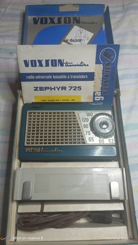 Radio epoca voxson - d'epoca, zephir