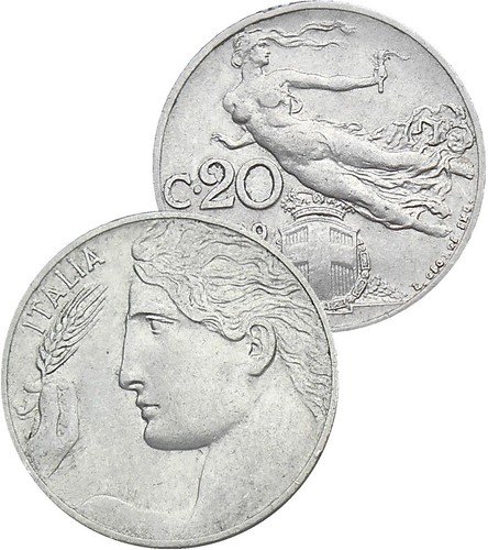 Italia italy centesimi - italia, 20