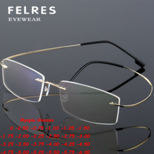 Occhiali da sole uomo miopia grigio fotocromatico quadrati metallo senza montatura miope