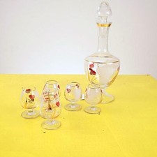 bottiglietta in vetro dipinta