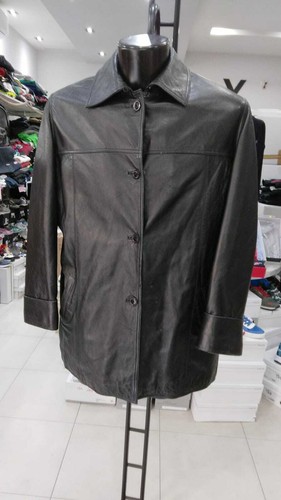 Giacca pelle uomo man nero - pelle,