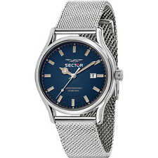 Orologio Uomo SECTOR 660 R3253517024 Bracciale Acciaio Mesh Blu