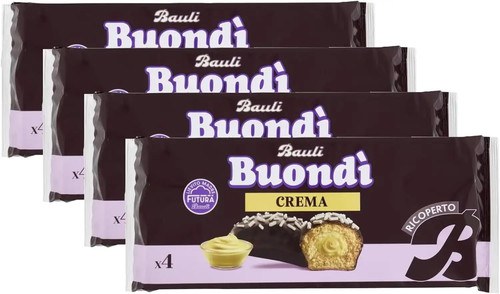 Bauli buondì ripieno crema - 4x,