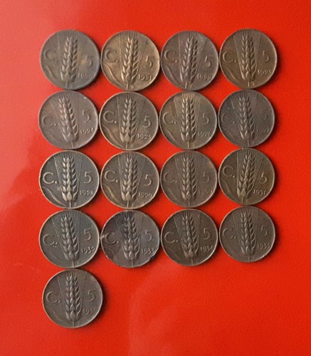 Lotto monete diverse 5 - lotto, da