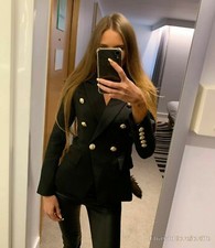 Blazer doppiopetto nero