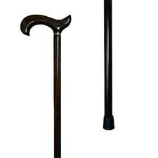 Bastone da passeggio in legno di faggio per anziani leggero elegante con gommino