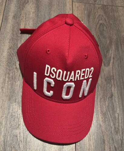 Cappellino rosso dsquared icon - rosso,