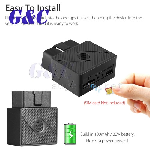 Obd2 gps tracker realtime auto - gps,