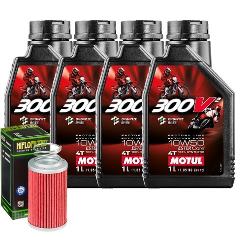 Kit tagliando olio motul 300v2 - motul,
