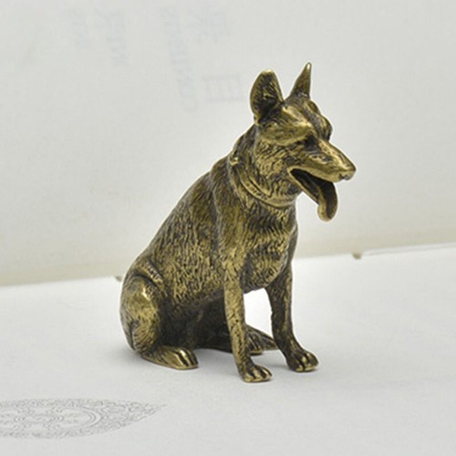 Statuina cane fortunato - , ottone