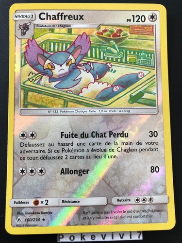 Carte pokemon chaffreux - pokemon,