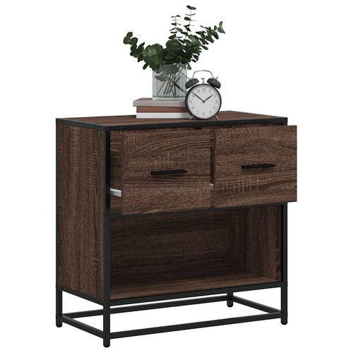 Comodino rovere marrone - comodino,