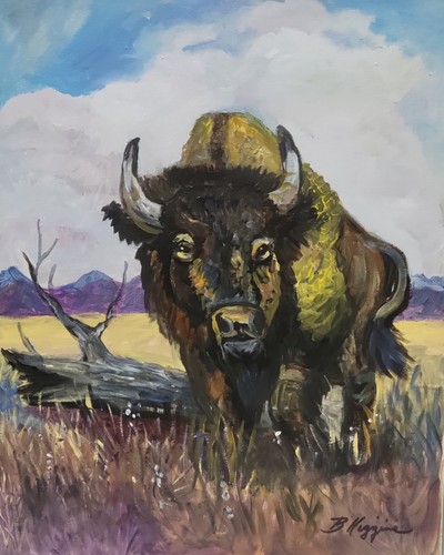 Dipinto originale bisonte