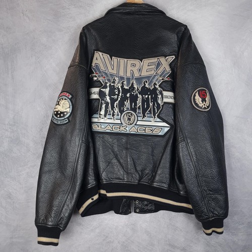 Giacca pelle avirex vintage - pelle,