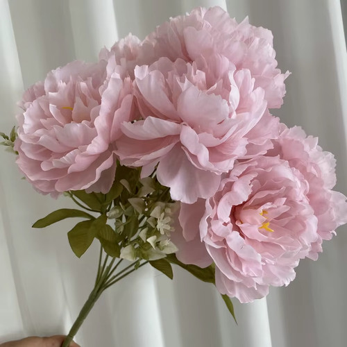 Fiori artificiali peonia rosa - artificiali,