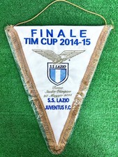 GAGLIARDETTO LAZIO JUVENTUS FINALE COPPA ITALIA 14/15 MAGLIA SHIRT MATCH WORN